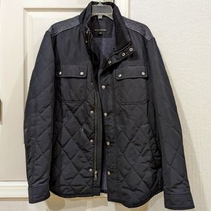 Men's Banana RepublicBlack Quilted Jacket Large